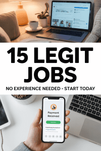 15 legit work from home jobs no experience needed pin
