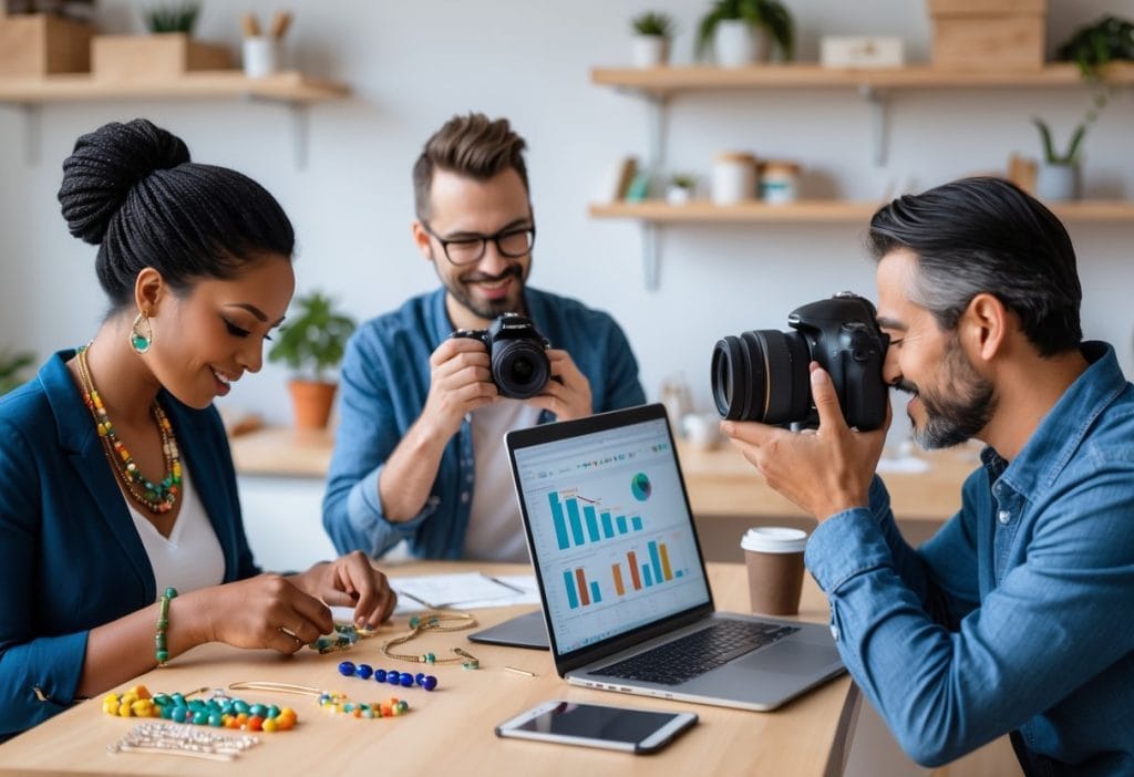 Friends turning creative hobbies into extra income with hobbies that pay off debt.
